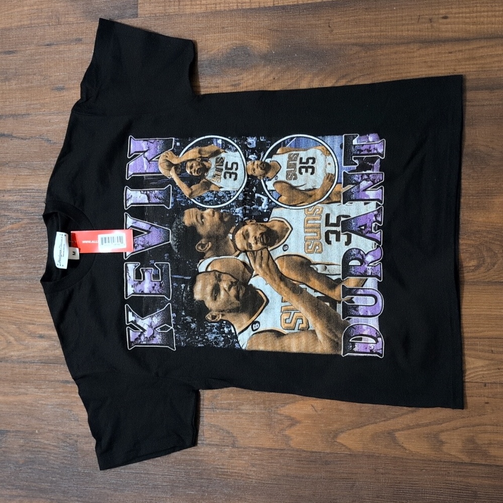 Kevin Durant Phoenix Suns Vintage Style Graphic Tee - Size M